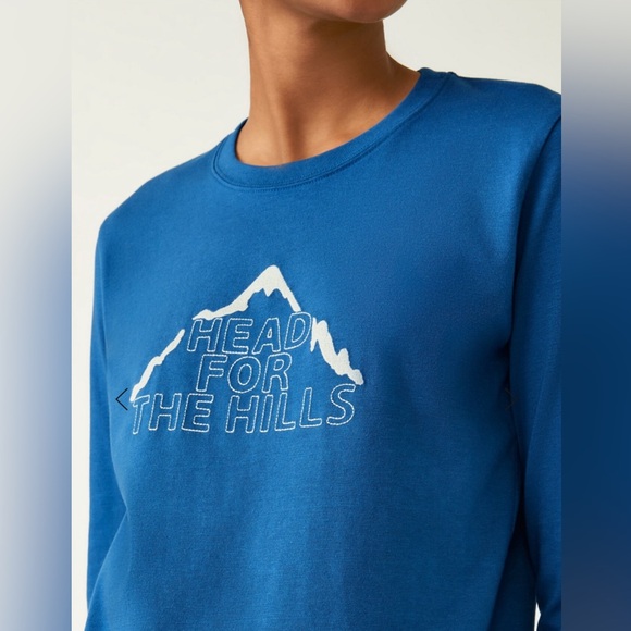 Tory Sport Head for the Hills Graphic Long-Sleeve T-Shirt - Picture 4 of 13